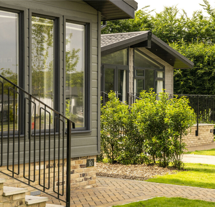 Lodges side by side
