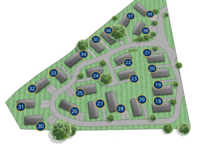 Merley Phase One Plot Numbers Rectangle